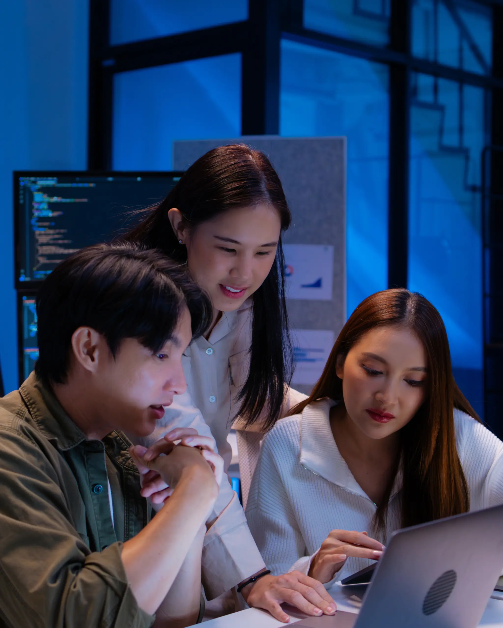 SME team and business users reviewing AI workflow ideas