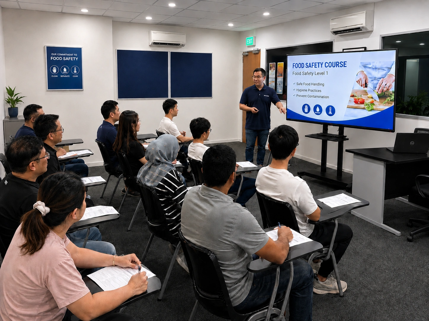 Food safety training session at AKC
