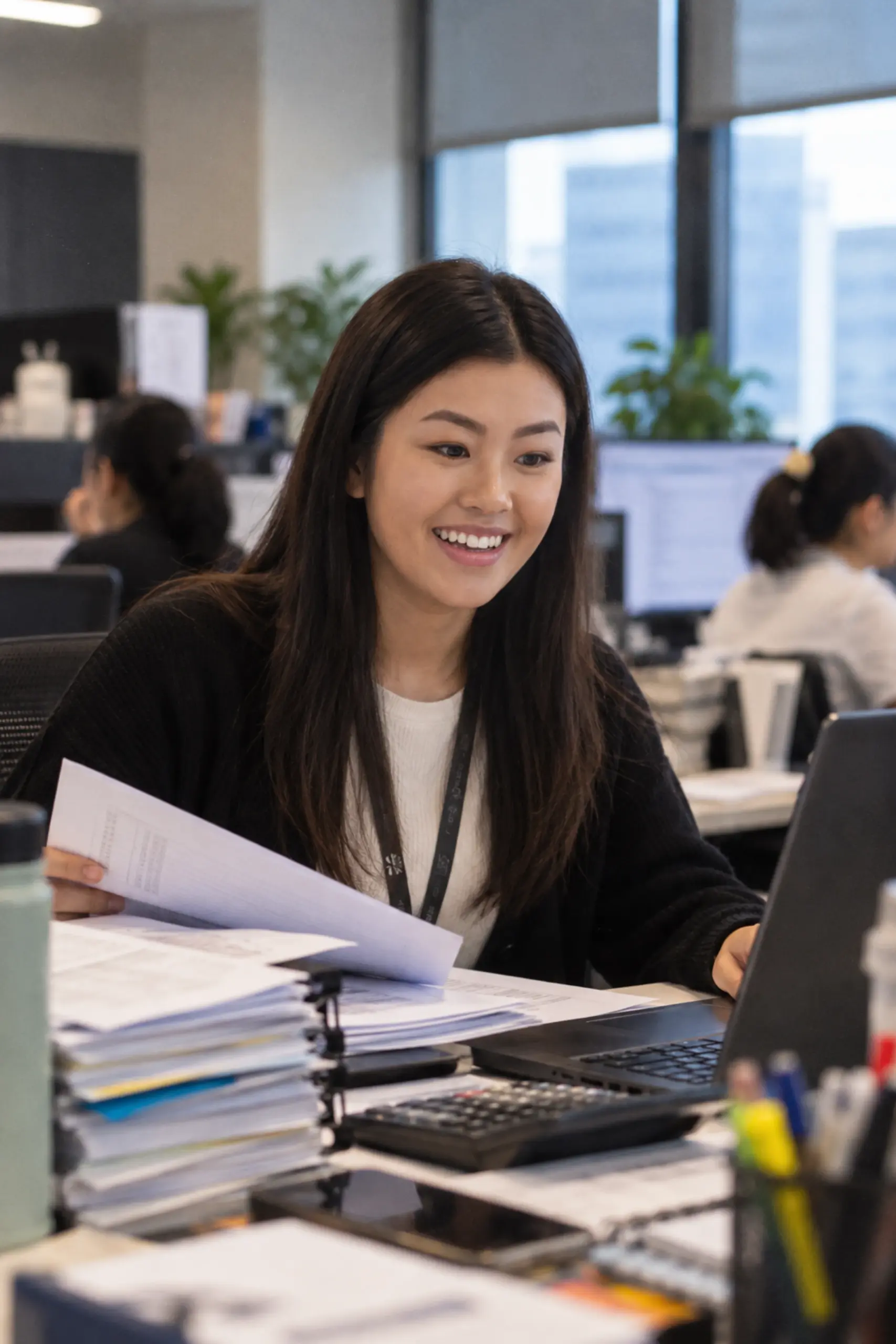 Customer service and contact centre staff handling customer communications