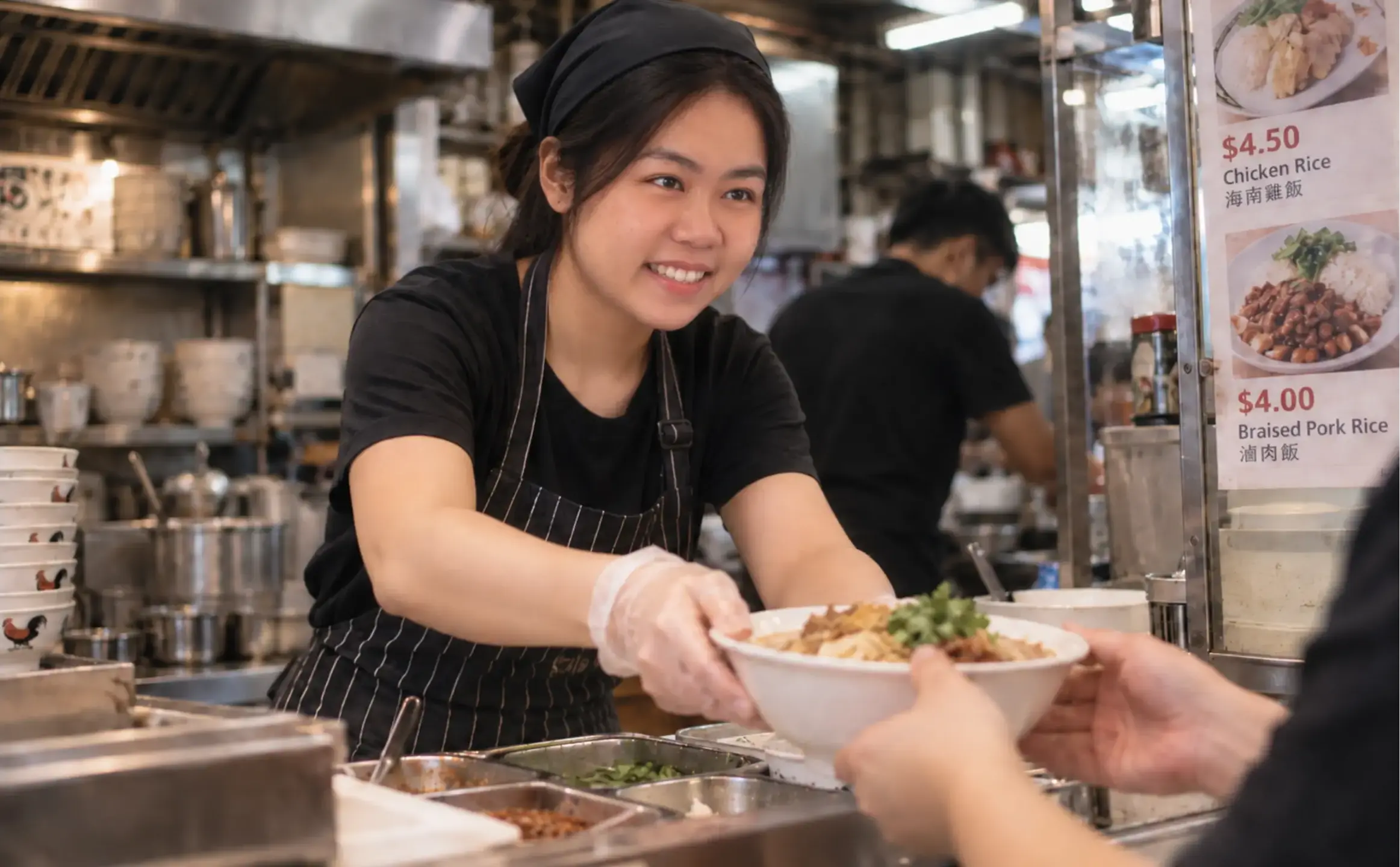 Applying food hygiene practices at work